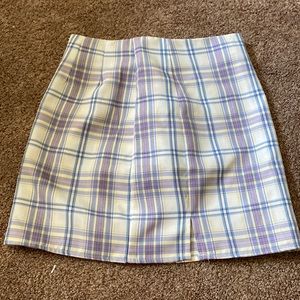 Checkered skirt